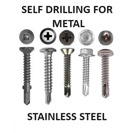 Stainless Steel Self Drilling Screws For Metal